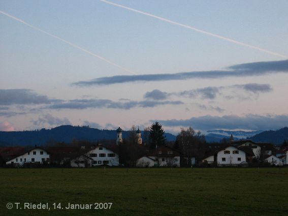 Spaziergang Isny Rotmoss am 14. Januar 2007